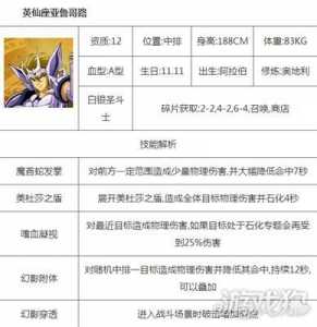 圣斗士星矢ol职业技能？圣斗士星矢ol职业技能介绍？-第2张图片